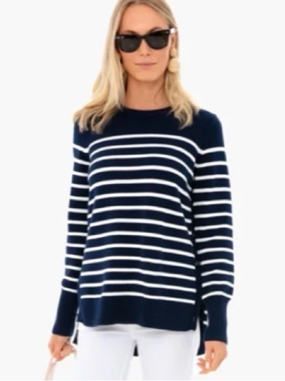 Tuckernuck Navy Bar Harbor Cotton Sweater Small